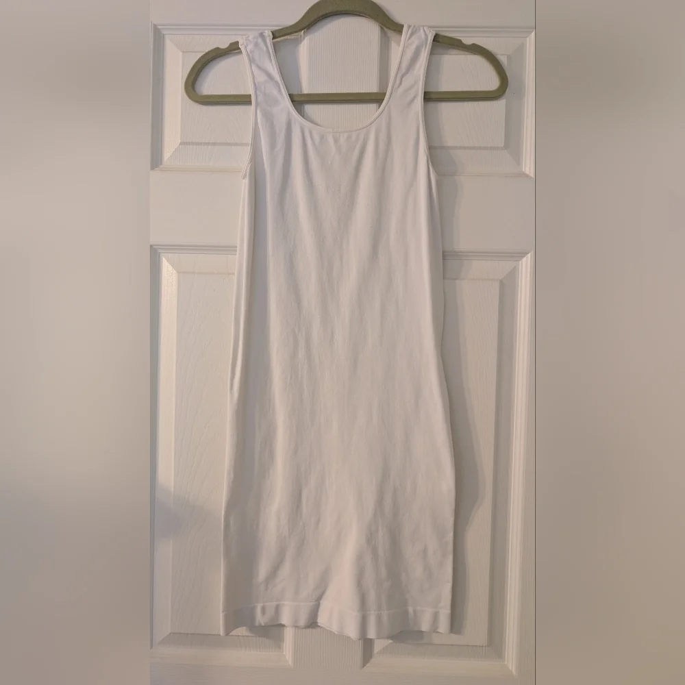 Tees by Tina High Low White Two Layer Dress - Picture 7 of 7